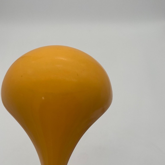 Machi Vintage Melamine Yellow Golden Ladle Spoon Plastic Hanging Hole Taiwan - Picture 4 of 6